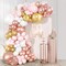 Pink, White & Rose Gold Balloon Garland Arch Kit 125pcs Party Decorations
